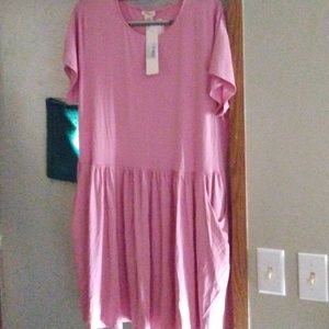 Brand new 3X t-shirt dress.